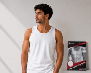 حمالة رجالي داخلي أبيض